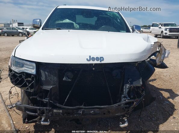 1C4RJECG2JC221934 2018 JEEP GRAND CHEROKEE White Вид щитка приладів