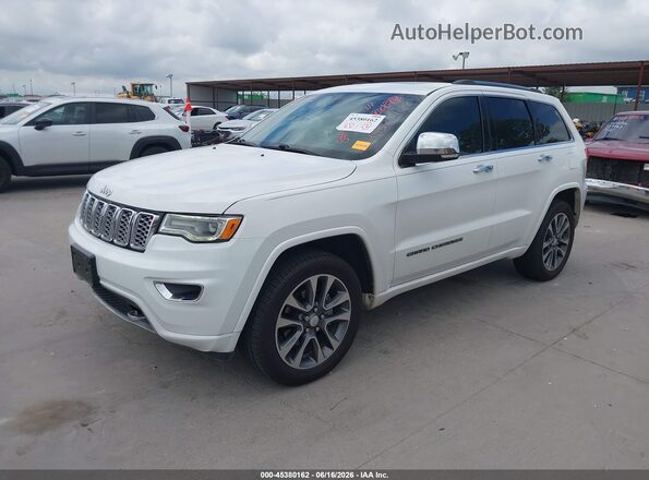 1C4RJECG3JC301291 2018 JEEP GRAND CHEROKEE White Vista tres cuartos delantera izquierda