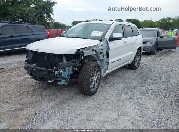 1C4RJECG3KC556654 2019 JEEP GRAND CHEROKEE White Передня ліва чверть