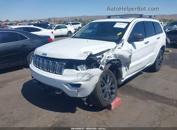 1C4RJECG5HC793946 2017 JEEP GRAND CHEROKEE White წინა მარცხენა ხედი სამი მეოთხედიდან