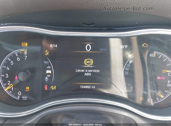 1C4RJECG5HC793946 2017 JEEP GRAND CHEROKEE White უკანა სავარძლების ხედი