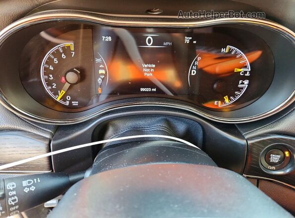 1C4RJECG5JC216498 2018 JEEP GRAND White Vista del cuadro de instrumentos