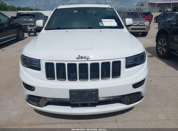 1C4RJECG7GC500255 2016 JEEP GRAND CHEROKEE White Vista del cuadro de instrumentos
