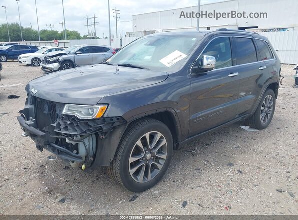 1C4RJECG7JC480709 2018 JEEP GRAND CHEROKEE Gray Առջևի ձախ երեք քառորդ տեսարան