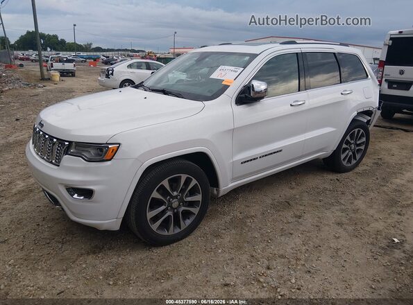 1C4RJECG8JC141862 2018 JEEP GRAND CHEROKEE White Առջևի ձախ երեք քառորդ տեսարան