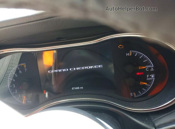 1C4RJECG8JC481044 2018 JEEP GRAND Silver Instrument cluster view
