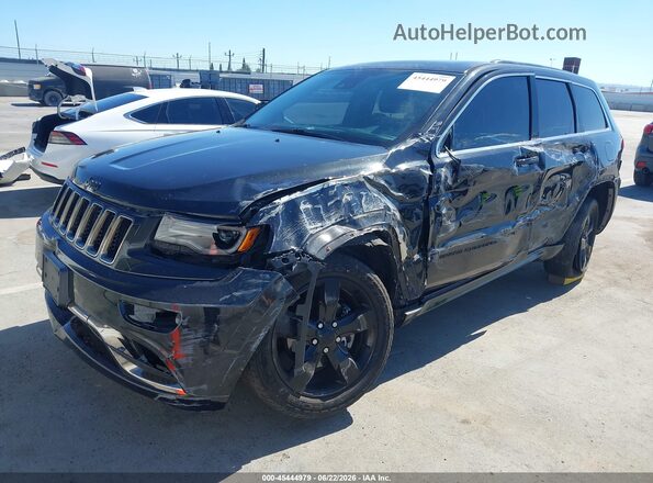 1C4RJECG9GC407317 2016 JEEP GRAND CHEROKEE Black Vista tres cuartos delantera izquierda