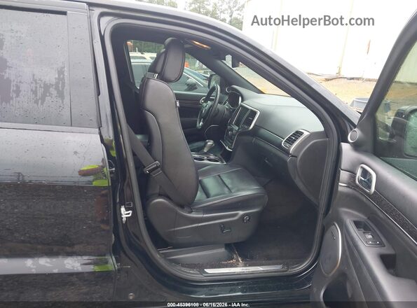 1C4RJECGXJC380605 2018 JEEP GRAND CHEROKEE Black Front interior view