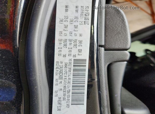 1C4RJFAG0GC343595 2016 JEEP GRAND Black Вид наклейки з VIN-кодом