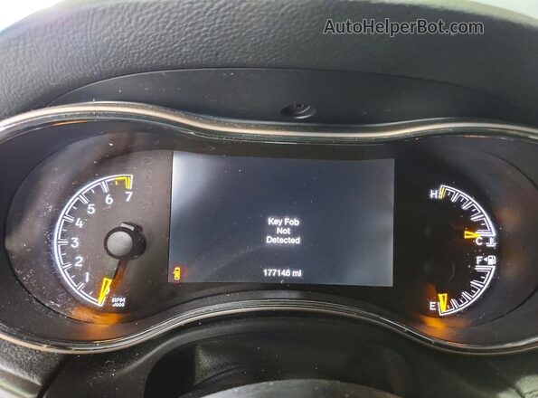 1C4RJFAG0GC343595 2016 JEEP GRAND Black Вид щитка приладів