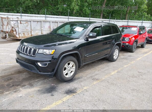 1C4RJFAG0HC739754 2017 JEEP GRAND CHEROKEE Black წინა მარცხენა ხედი სამი მეოთხედიდან