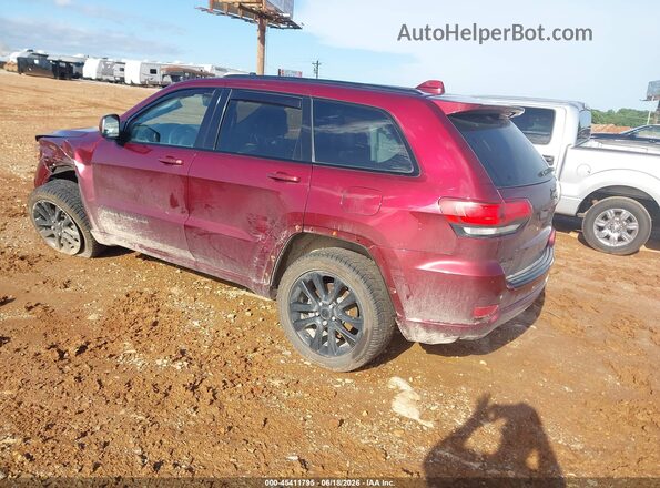 1C4RJFAG0JC158387 2018 JEEP GRAND CHEROKEE Maroon Tył lewy