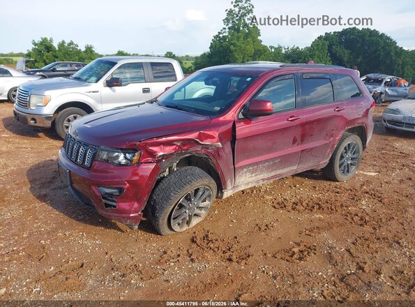 1C4RJFAG0JC158387 2018 JEEP GRAND CHEROKEE Maroon Przód lewy