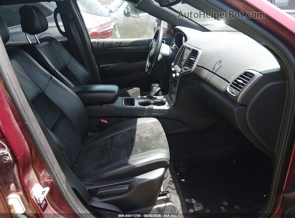 1C4RJFAG0JC158387 2018 JEEP GRAND CHEROKEE Maroon Widok wnętrza z przodu