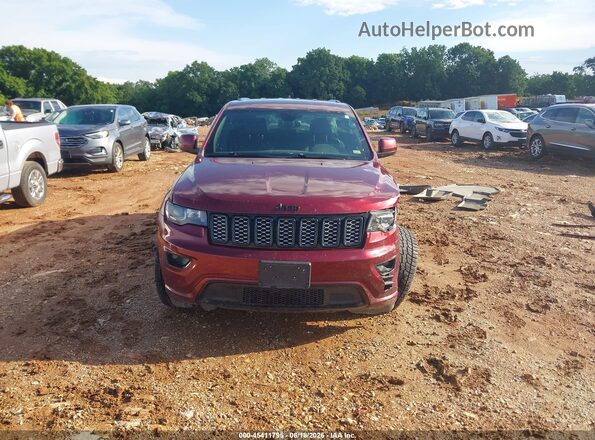 1C4RJFAG0JC158387 2018 JEEP GRAND CHEROKEE Maroon Widok wnętrza z tyłu