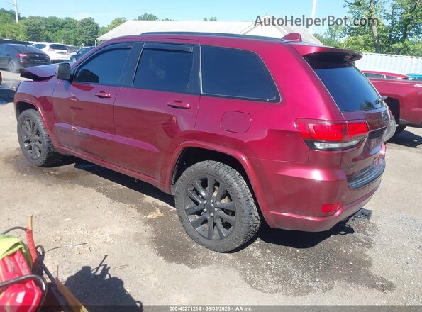 1C4RJFAG0JC358153 2018 JEEP GRAND CHEROKEE Burgundy Задня ліва чверть