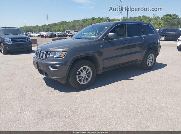 1C4RJFAG0KC837027 2019 JEEP GRAND CHEROKEE Gray Առջևի ձախ երեք քառորդ տեսարան