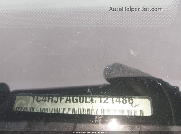1C4RJFAG0LC121486 2020 JEEP GRAND CHEROKEE Gray 