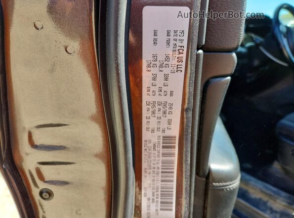 1C4RJFAG0LC210975 2020 JEEP GRAND Gray VIN sticker view