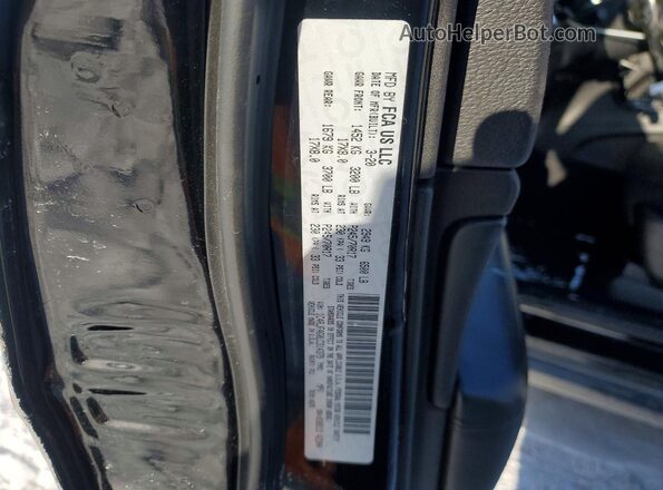 1C4RJFAG0LC314379 2020 JEEP GRAND Black VIN კოდის სტიკერის ხედი