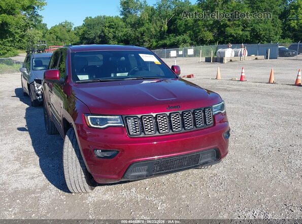1C4RJFAG0MC823888 2021 JEEP GRAND CHEROKEE Maroon Rear interior view