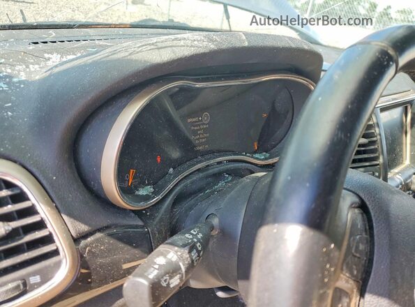 1C4RJFAG1GC425836 2016 JEEP GRAND Silver Vista del cuadro de instrumentos