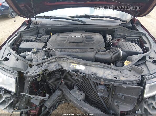 1C4RJFAG1HC617792 2017 JEEP GRAND CHEROKEE Maroon ძრავის განყოფილების ხედი