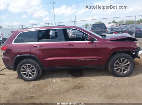 1C4RJFAG1HC617792 2017 JEEP GRAND CHEROKEE Maroon უკანა სალონის ხედი