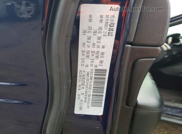 1C4RJFAG1HC731002 2017 JEEP GRAND Blue VIN sticker view