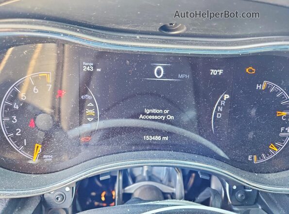 1C4RJFAG1HC881787 2017 JEEP GRAND Charcoal Вид щитка приладів