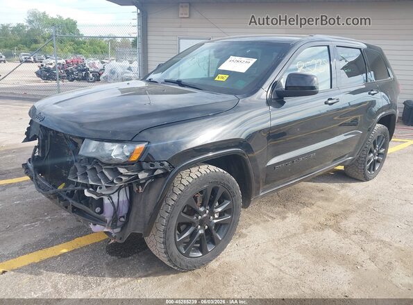 1C4RJFAG1HC919289 2017 JEEP GRAND CHEROKEE Black Առջևի ձախ երեք քառորդ տեսարան