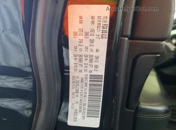 1C4RJFAG1JC105486 2018 JEEP GRAND Black VIN կոդի պիտակի տեսք
