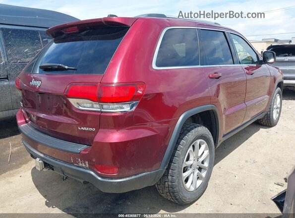 1C4RJFAG1MC692096 2021 JEEP GRAND CHEROKEE Темно-бордовый Задняя правая четверть