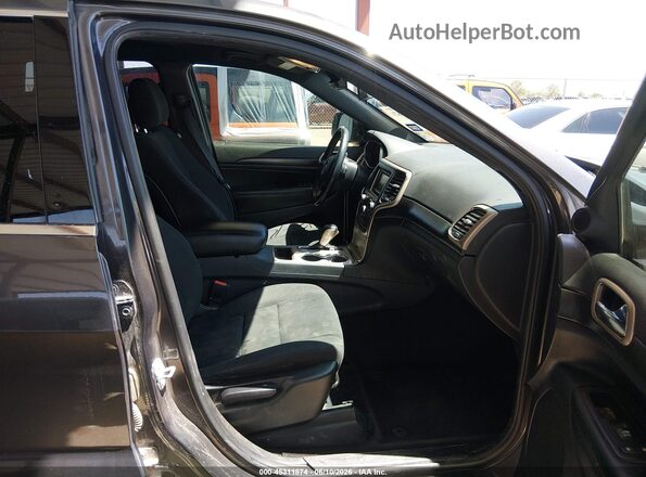 1C4RJFAG2GC444069 2016 JEEP GRAND CHEROKEE Gray Widok wnętrza z przodu