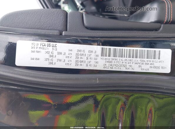 1C4RJFAG2HC657623 2017 JEEP GRAND CHEROKEE Black Engine compartment view