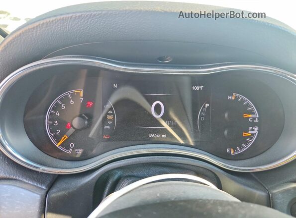 1C4RJFAG2HC951636 2017 JEEP GRAND Black ხელსაწყოთა პანელის ხედი