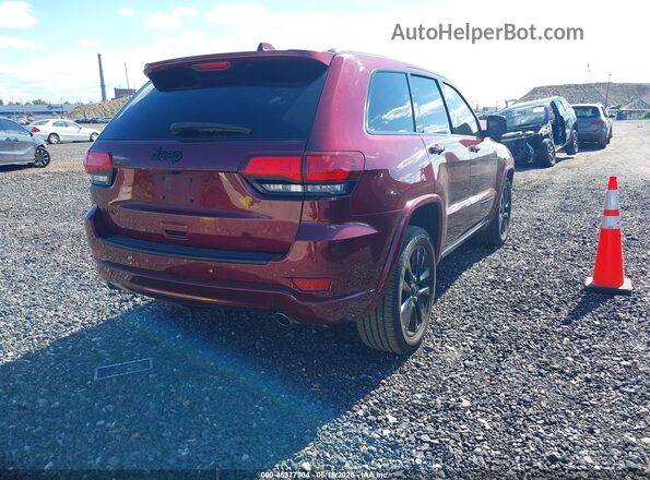 1C4RJFAG2JC263304 2018 JEEP GRAND CHEROKEE Red Задня права чверть