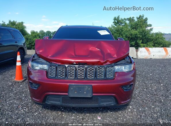 1C4RJFAG2JC263304 2018 JEEP GRAND CHEROKEE Red Вид щитка приладів