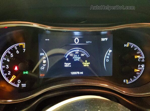 1C4RJFAG2JC276795 2018 JEEP GRAND Black Instrument cluster view