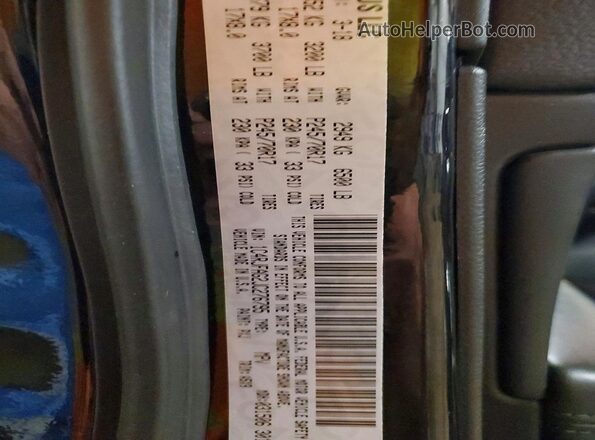 1C4RJFAG2JC276795 2018 JEEP GRAND Black VIN sticker view