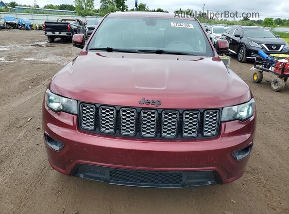 1C4RJFAG2JC442393 2018 JEEP GRAND Темно-бордовый Вид спереди