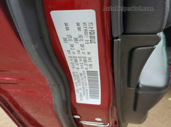 1C4RJFAG2JC442393 2018 JEEP GRAND Темно-бордовый Вид наклейки с VIN-кодом