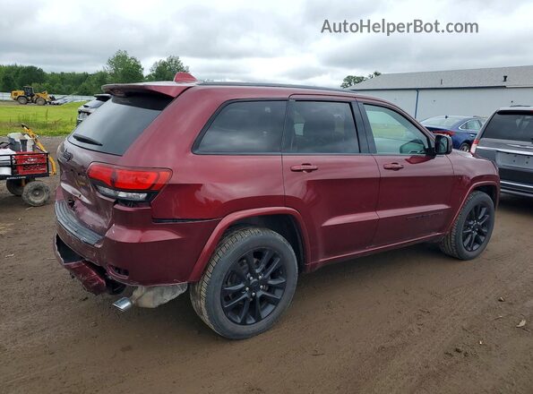 1C4RJFAG2JC442393 2018 JEEP GRAND Темно-бордовый Задняя правая четверть