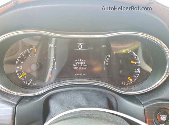 1C4RJFAG2LC328431 2020 JEEP GRAND Gray Instrument cluster view