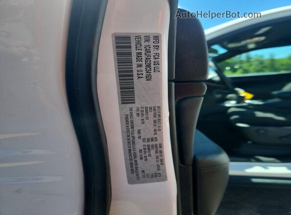 1C4RJFAG2MC541624 2021 JEEP GRAND White VIN კოდის სტიკერის ხედი
