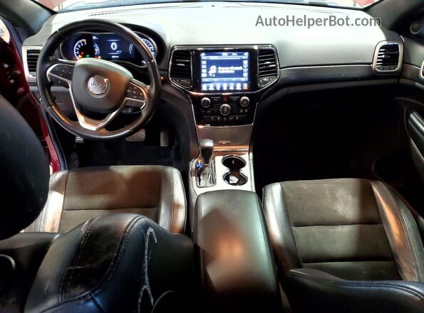 1C4RJFAG2MC618640 2021 JEEP GRAND Red Dashboard view
