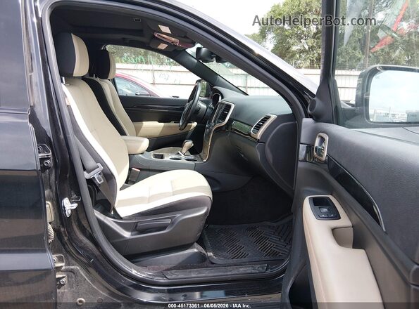1C4RJFAG3GC378633 2016 JEEP GRAND CHEROKEE Черный Вид салона спереди