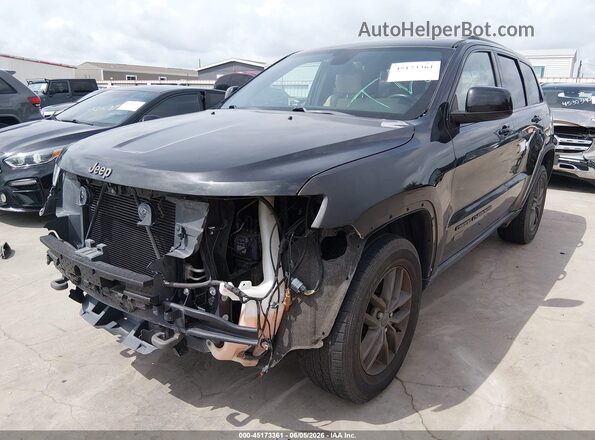 1C4RJFAG3GC378633 2016 JEEP GRAND CHEROKEE Черный Передняя левая четверть