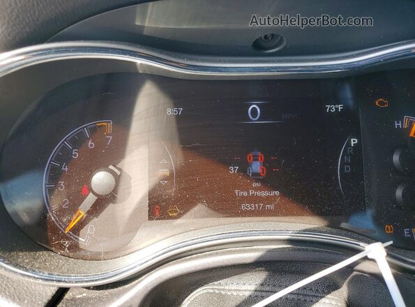 1C4RJFAG3HC895433 2017 JEEP GRAND Blue Instrument cluster view