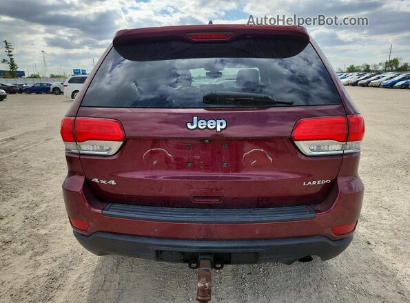 1C4RJFAG3JC124248 2018 JEEP GRAND Maroon უკანა ხედი